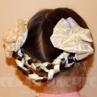 Зачіска-кошик для дівчинки (26 фото): як плести кіску-кошичок навколо голови покроково? Як зробити дитячу зачіску дівчинці з волоссям середньої та іншої довжини?